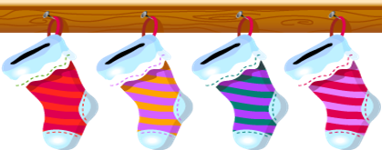 419x165 Clip Art Stockings Clipart Panda