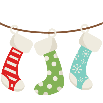 432x432 Cute Christmas Stocking Clip Art Merry Christmas Amp Happy New