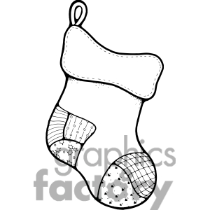 300x300 Stocking Clip Art