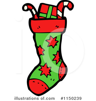 400x420 Christmas Stocking Clipart