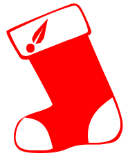 185x228 Free Christmas Stocking Clipart