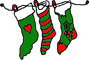 300x204 Stockings Clipart