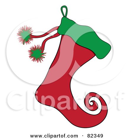 450x470 Bell Clipart Christmas Stocking