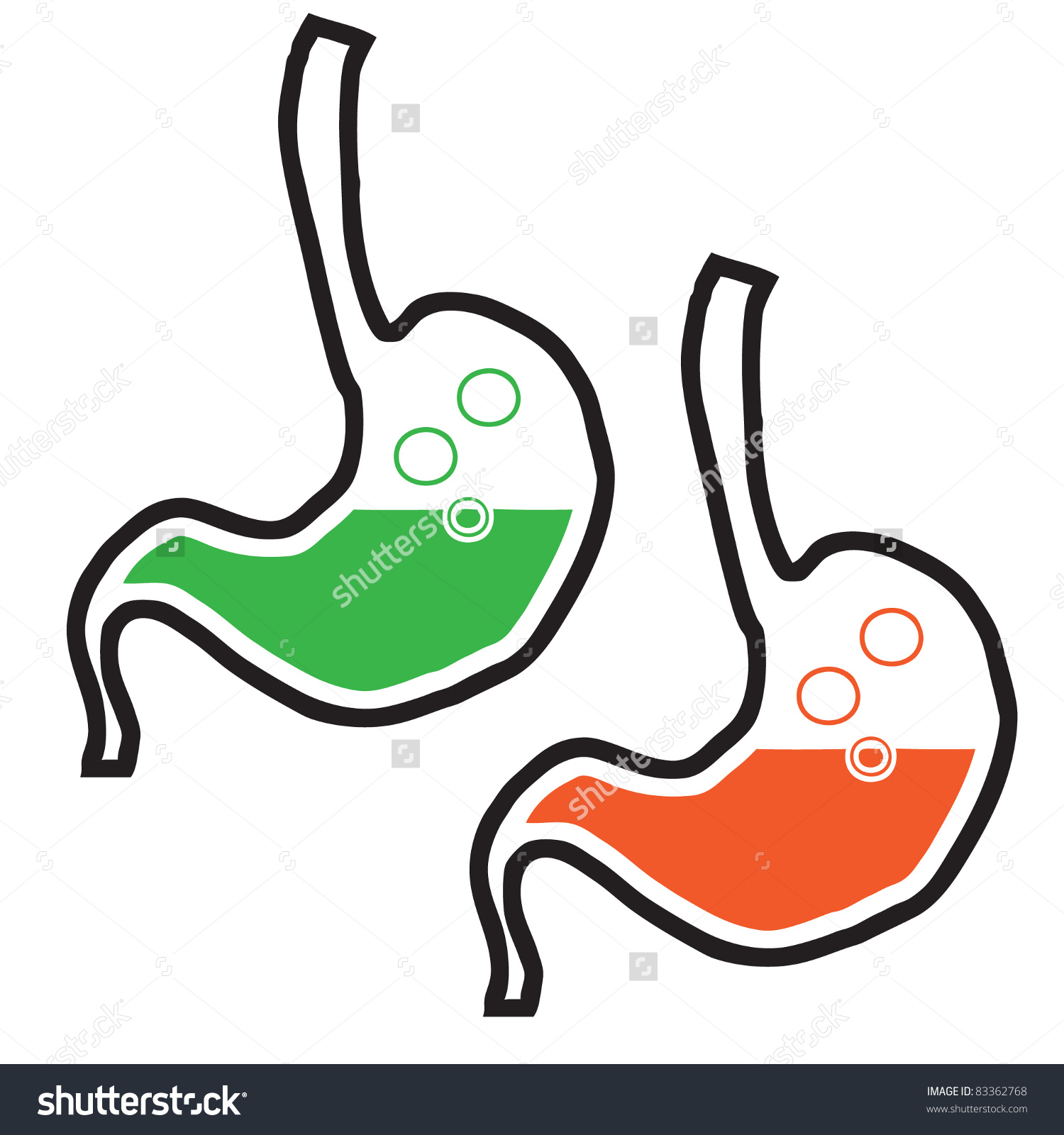 1500x1600 Stomach Acid Clipart