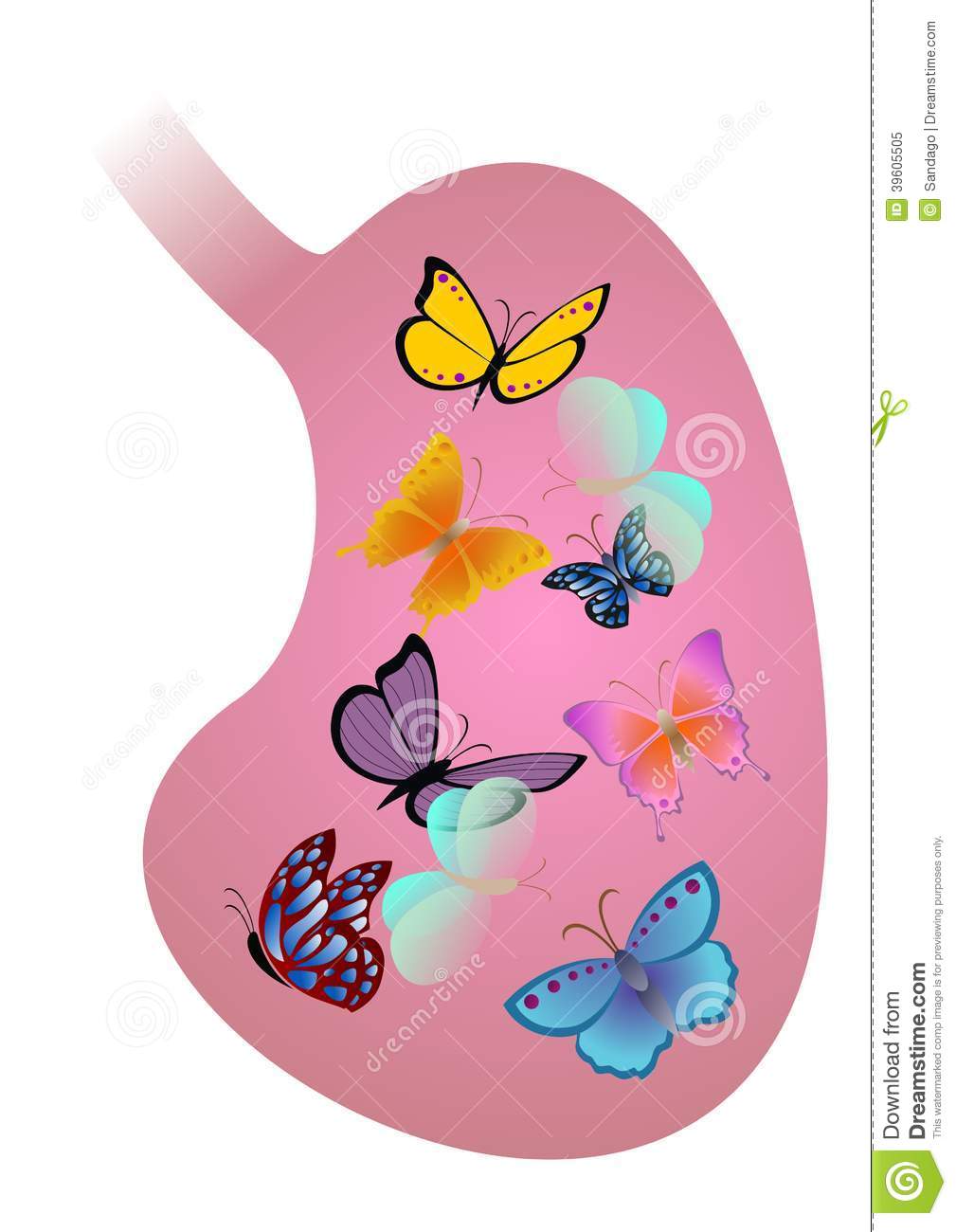 1009x1300 Butterflies In Stomach Clip Art Cliparts