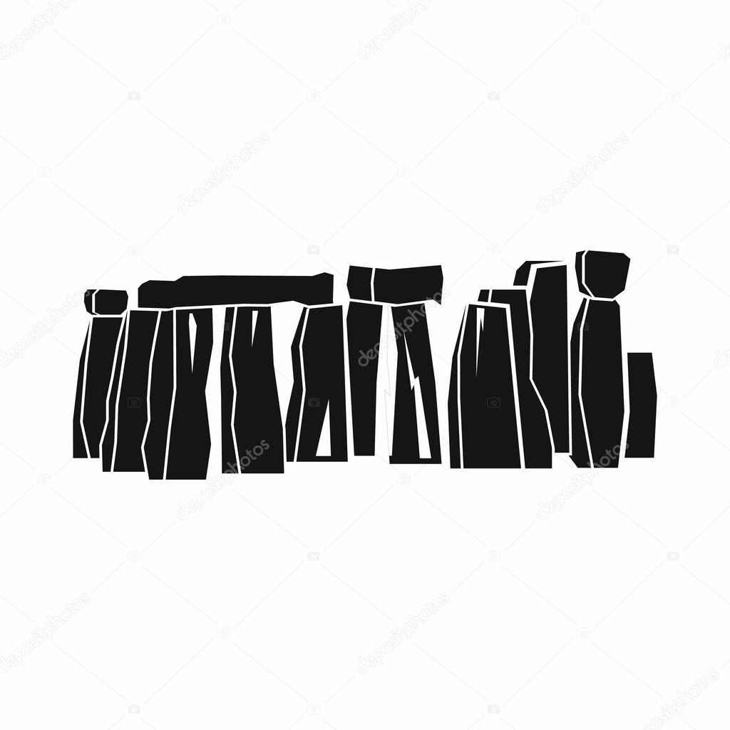 1024x1024 Stonehenge Icon, Simple Style Stock Vector Ylivdesign