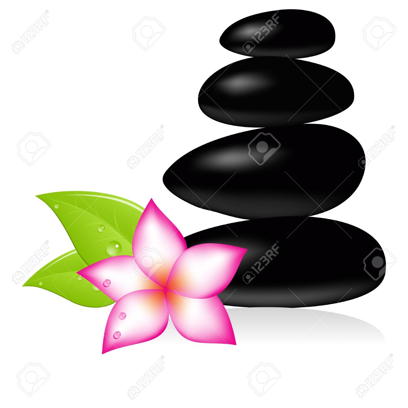 1300x1300 Stone Flowers Clipart