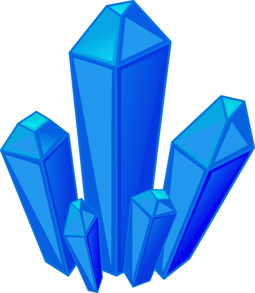 516x594 Blue Gem Stones Clip Art