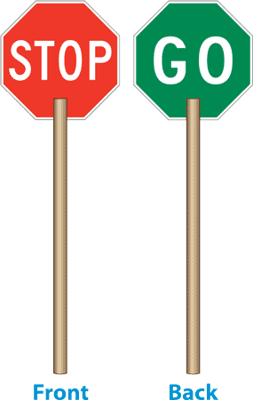 Stop And Go Signs