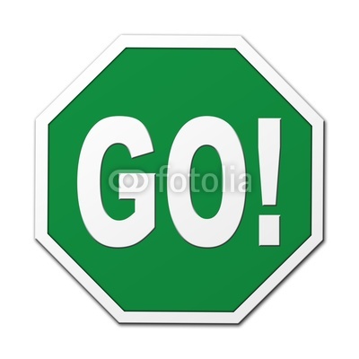 400x400 Stop And Go Signs Clipart