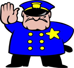 300x275 Police Man Clip Art Free Vector 4vector