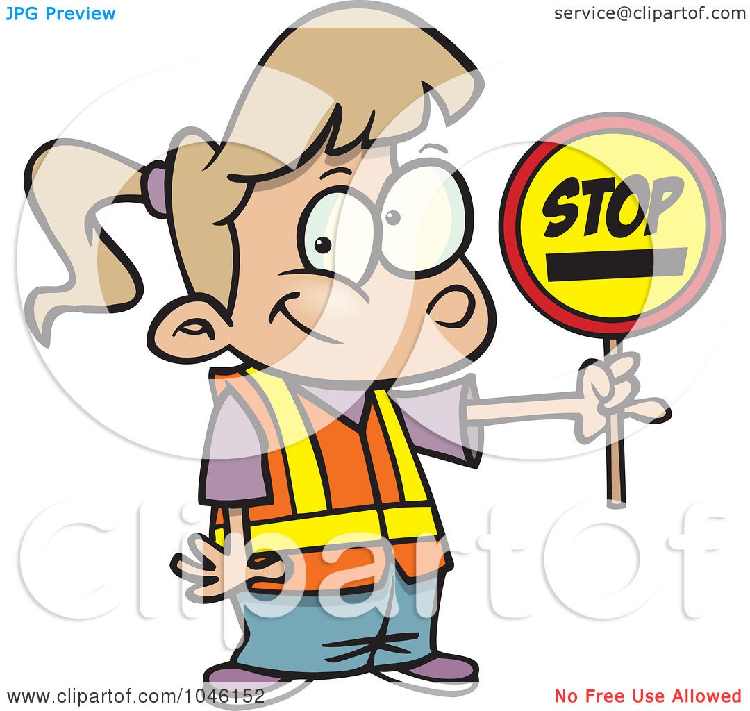 1080x1024 Royalty Free (Rf) Clip Art Illustration Of A Cartoon Patrol Girl