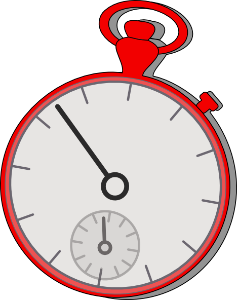468x592 Stop Watch Red Clip Art