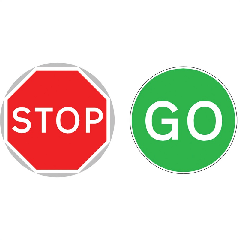 800x800 Stop And Go Signs Clipart Panda