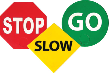 450x303 Stop And Go Signs Clipart