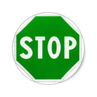 324x324 Stop And Go Stickers Zazzle