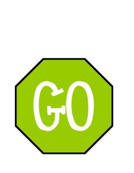 270x350 Stop And Go Sign For The Bathroom By Sara Cooper Tpt
