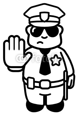 271x400 Stop Clipart Police Man