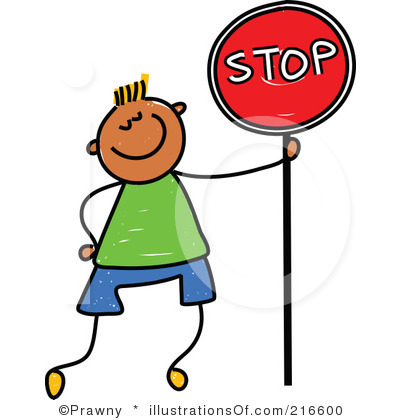 400x420 Cartoon Stop Sign Clipart