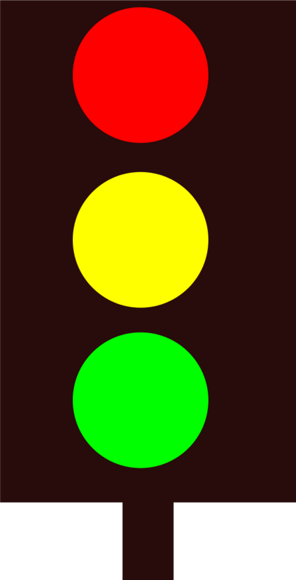 600x1175 Traffic Light Vector Clip Art