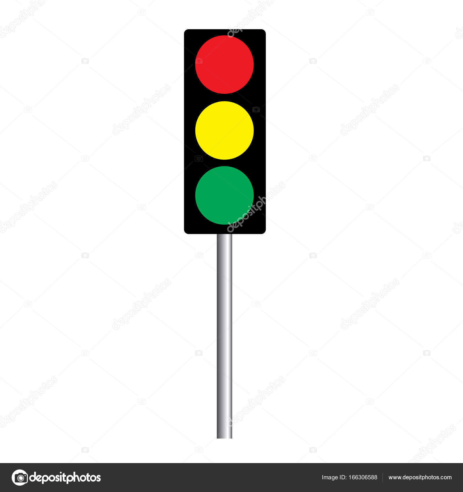 1600x1700 Traffic Light Interface Icons. Red, Yellow Green (Go, Stop