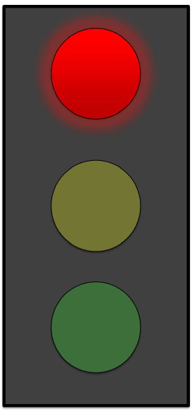 276x590 Red Stoplight Clip Art