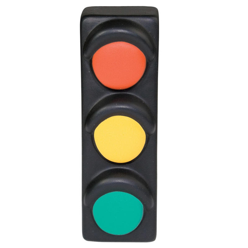 800x800 Squeeze Yellow Traffic Light Stress Balls