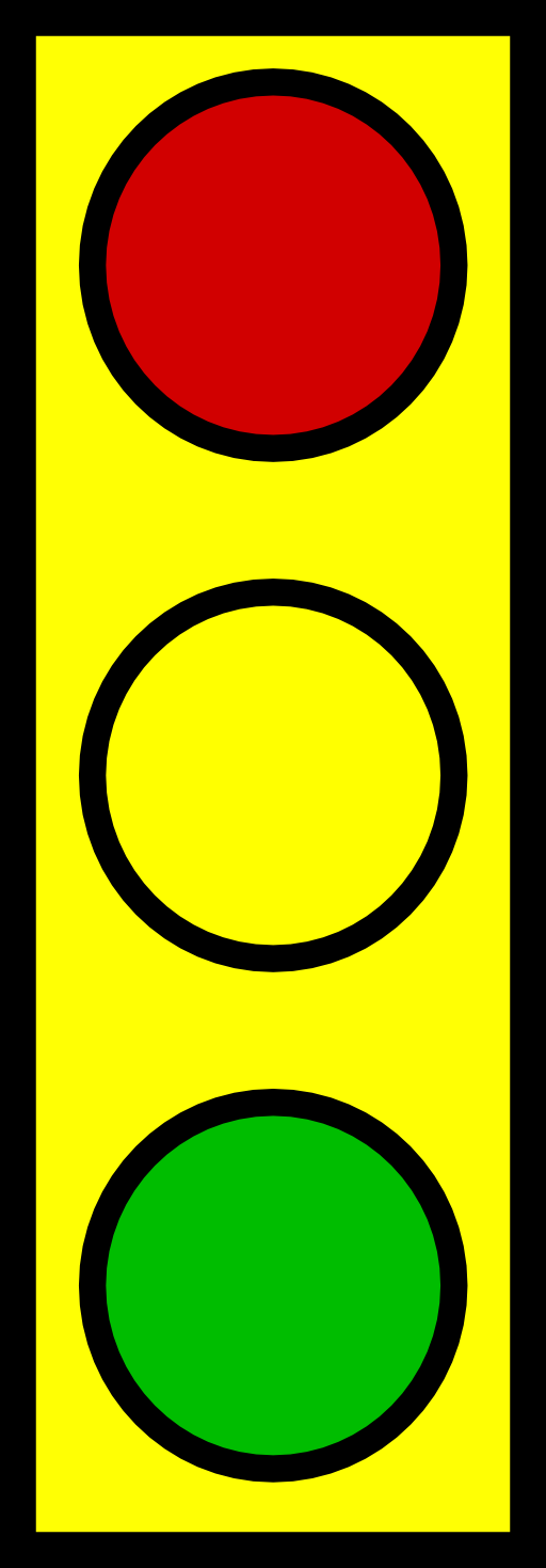 512x1469 Stop Light For Behavior Clipart