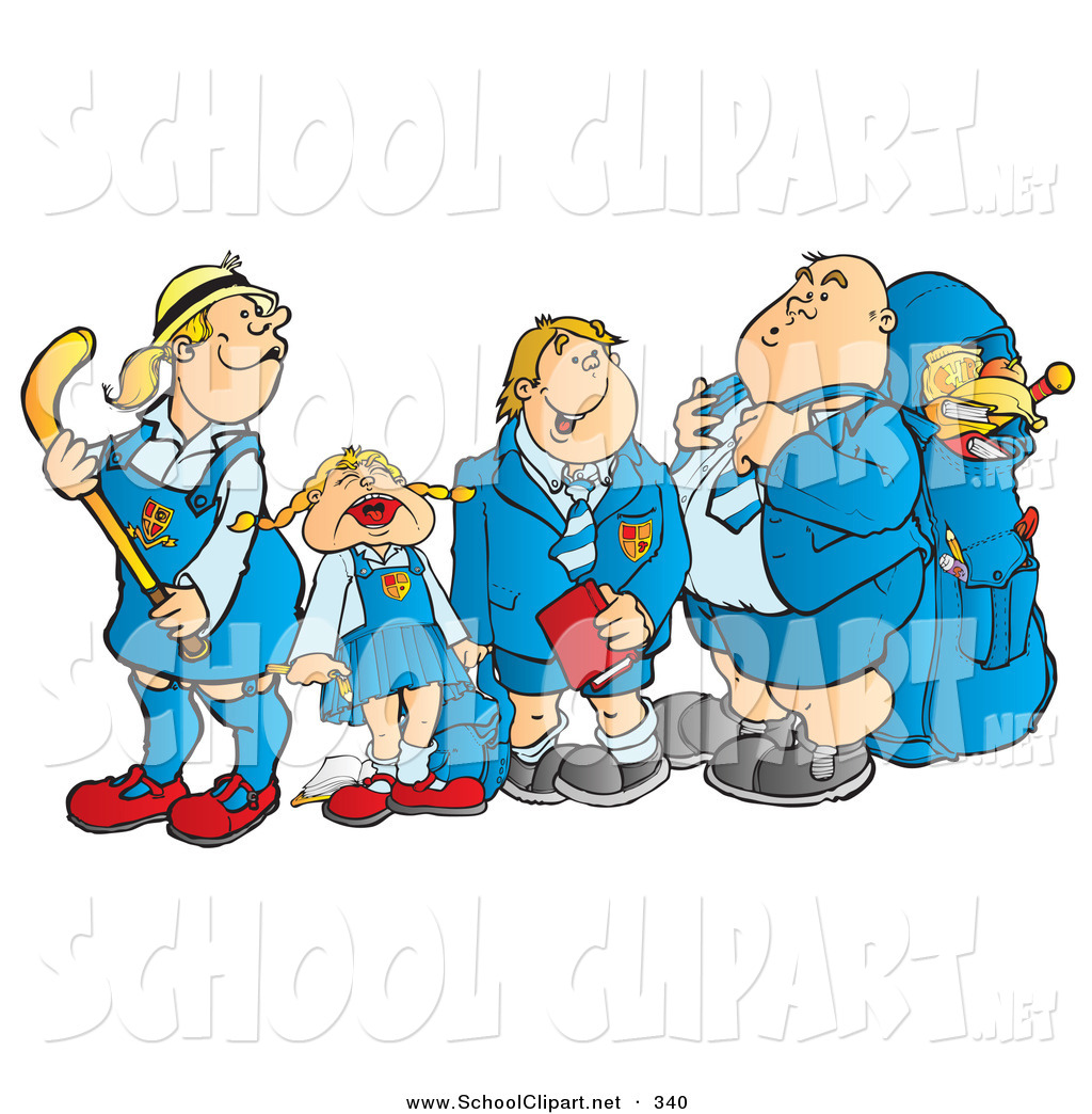 1024x1044 Clip Art Of A Line Of School Children Waiting