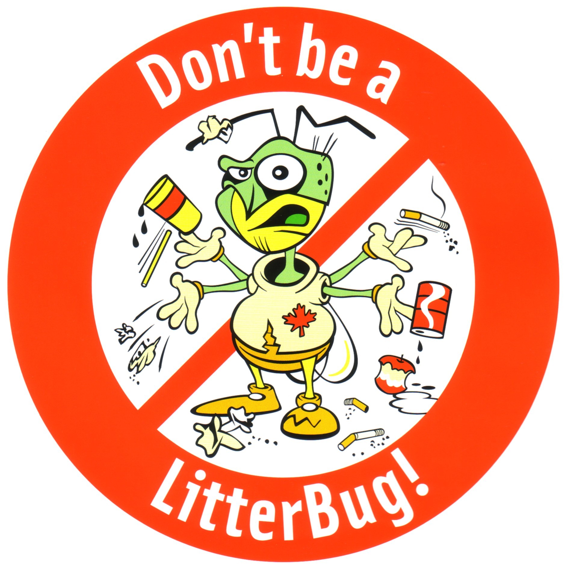 1888x1880 No Littering At School Clipart