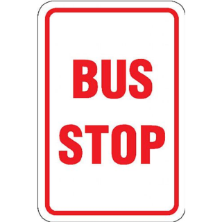 320x320 Bus Stop Signs Clipart