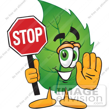 450x450 Cliprt Graphic Of Green Tree Leaf Cartoon Character Holding