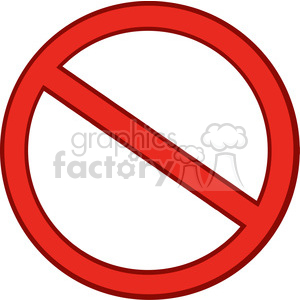 300x300 Royalty Free Clipart Of Red Stop Sign 386900 Vector Clip Art Image