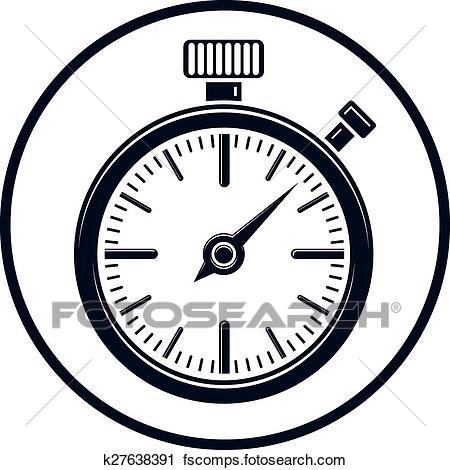 450x470 Clipart Of Old Fashioned Pocket Watch, Graphic Illustration