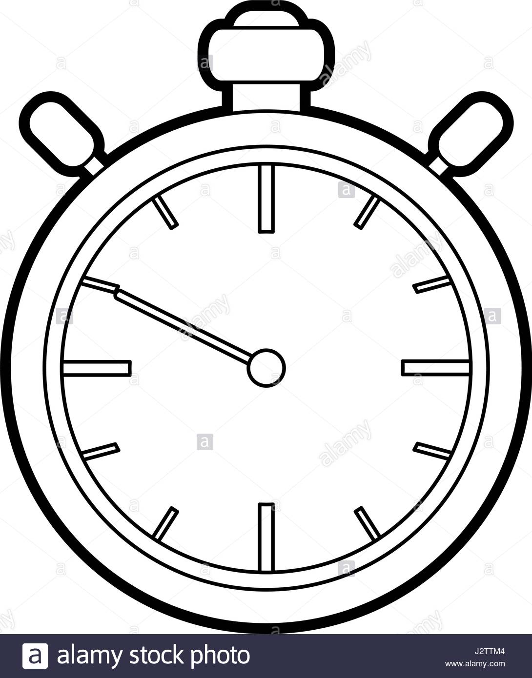 1090x1390 Black Silhouette Stopwatch Graphic Icon Stock Vector Art