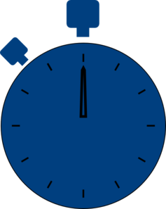 237x297 Blue Stop Watch Clip Art