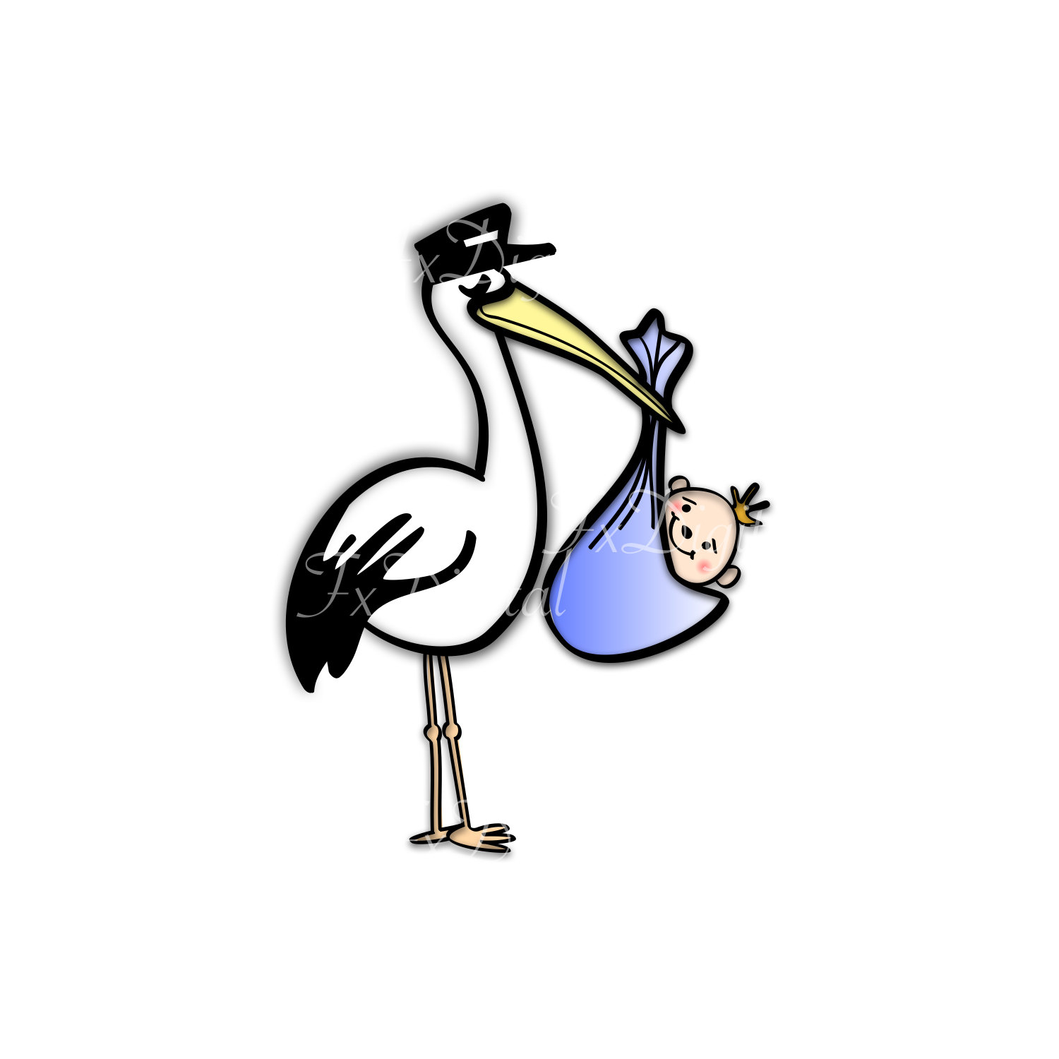 1500x1500 Stork Clipart
