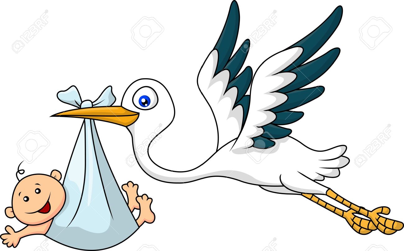 1300x809 Stork With Baby Royalty Free Cliparts, Vectors, And Stock