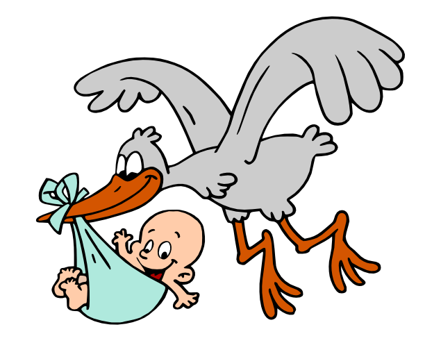 635x494 Stork And Baby Images