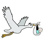 170x170 Clip Art Stork Cartoon