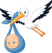 167x170 Stork And Baby Clip Art