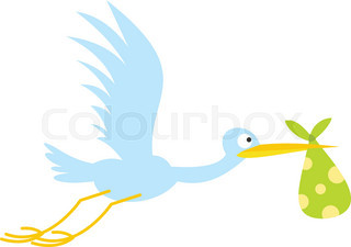 320x225 Stork Icon Stock Vector Colourbox
