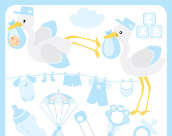 340x270 Blue Clipart Stork 2520166