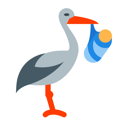 540x540 Icons For Baby Stork Icon