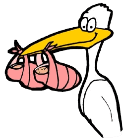 250x283 Stork Clipart Baby Gif