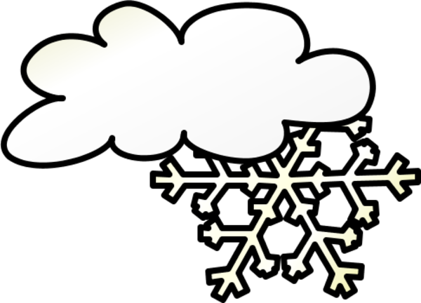 600x432 Weather Symbols Snow Storm Vector Clip Art
