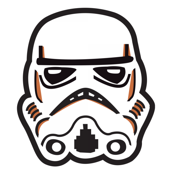 600x600 Stormtrooper Clipart Black And White 8 Nice Clip Art