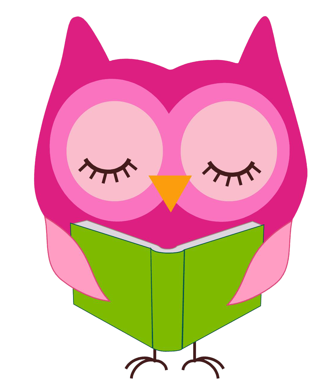 1073x1296 Owl Reading Clip Art