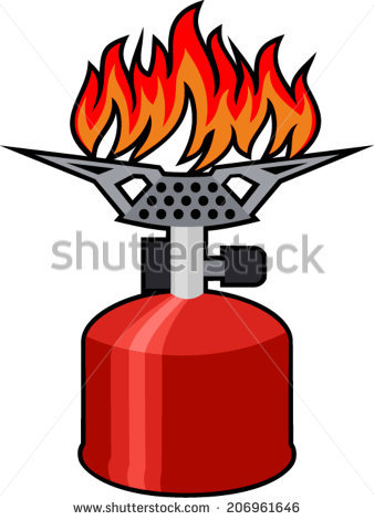 338x470 Gas Stove Clipart Black And White With Fire