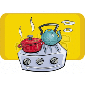 300x300 Royalty Free Stove 148089 Clip Art Images, Illustrations